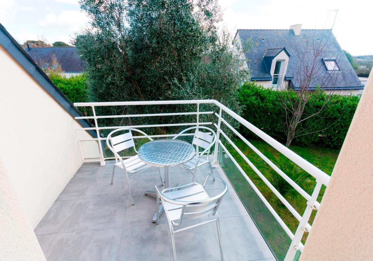 Lomener - La Goelette - 1 Appartement Avec 2 Chambres Et 2 Studios A 450M De La Plage Пломер Екстериор снимка